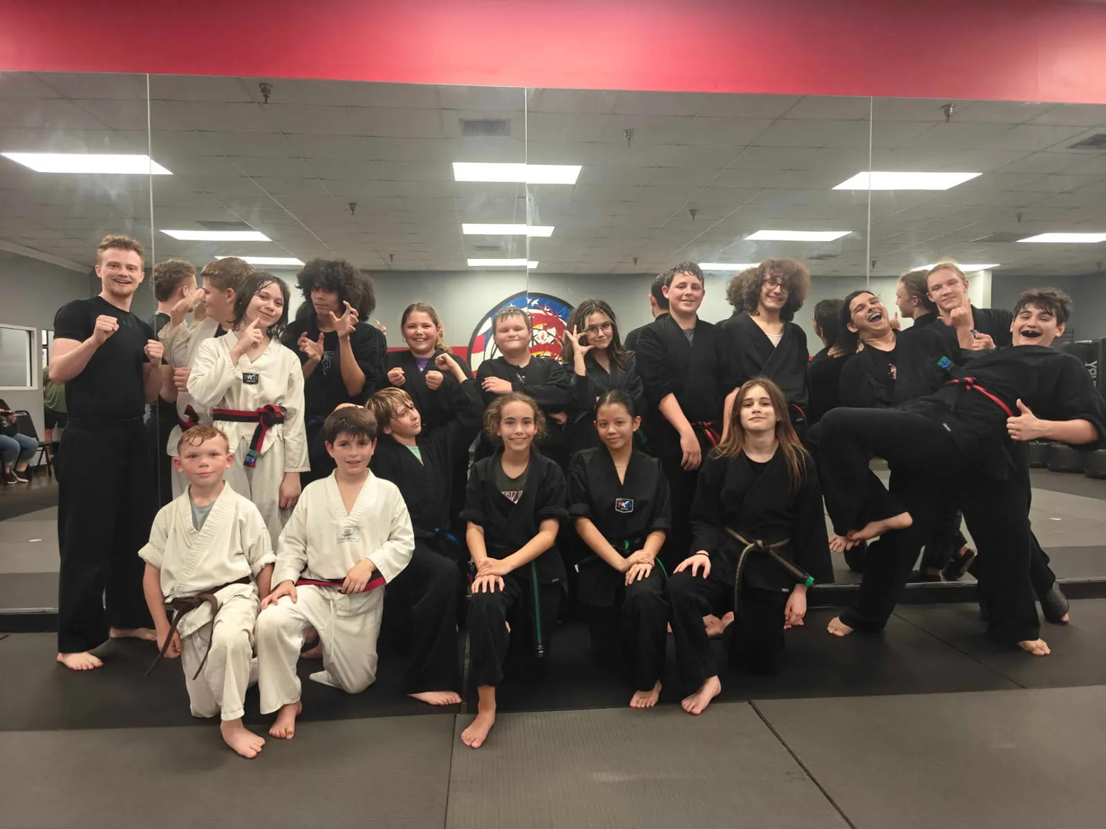 A 1UP member training at 1UP Martial Arts