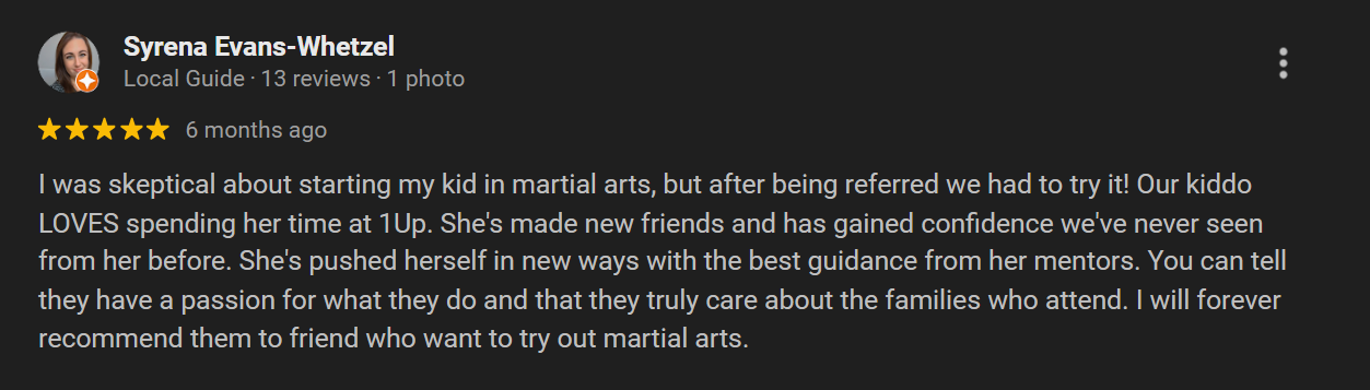 1UP Martial Arts Winter Park | HOME